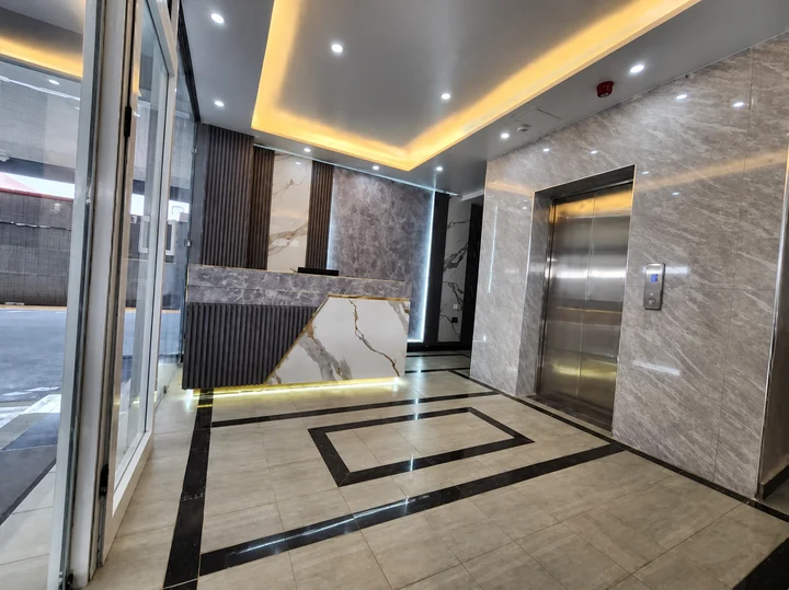 Elevate Heights Apartment reception and lift lobby